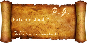 Pelczer Jenő névjegykártya